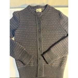 Vintage Woolrich Wool Cardigan Sweater Small Nordic CabinCore Button Up